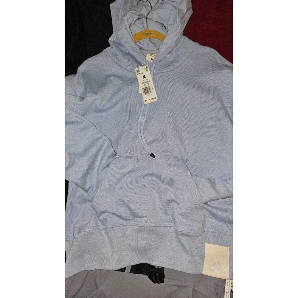 Unisex Adidas LOUNGE HEAVY FRENCH TERRY HOODIE‎ M IC4086